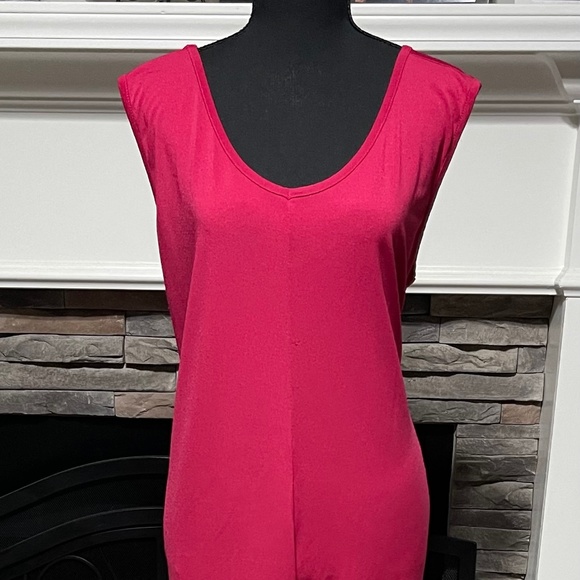 Gorgeous LulaRoe XL Fuchsia Natalie Jumpsuit - Picture 1 of 8